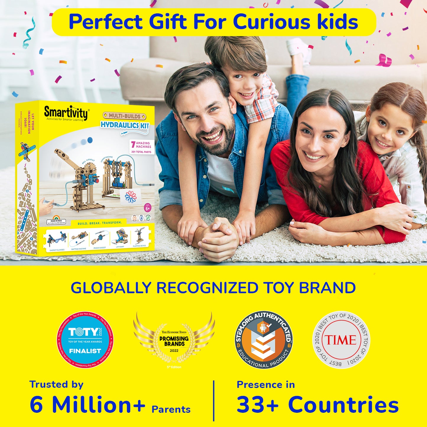 Smartivity Multi Builds Hydraulics Kit 7合1液壓機械套裝