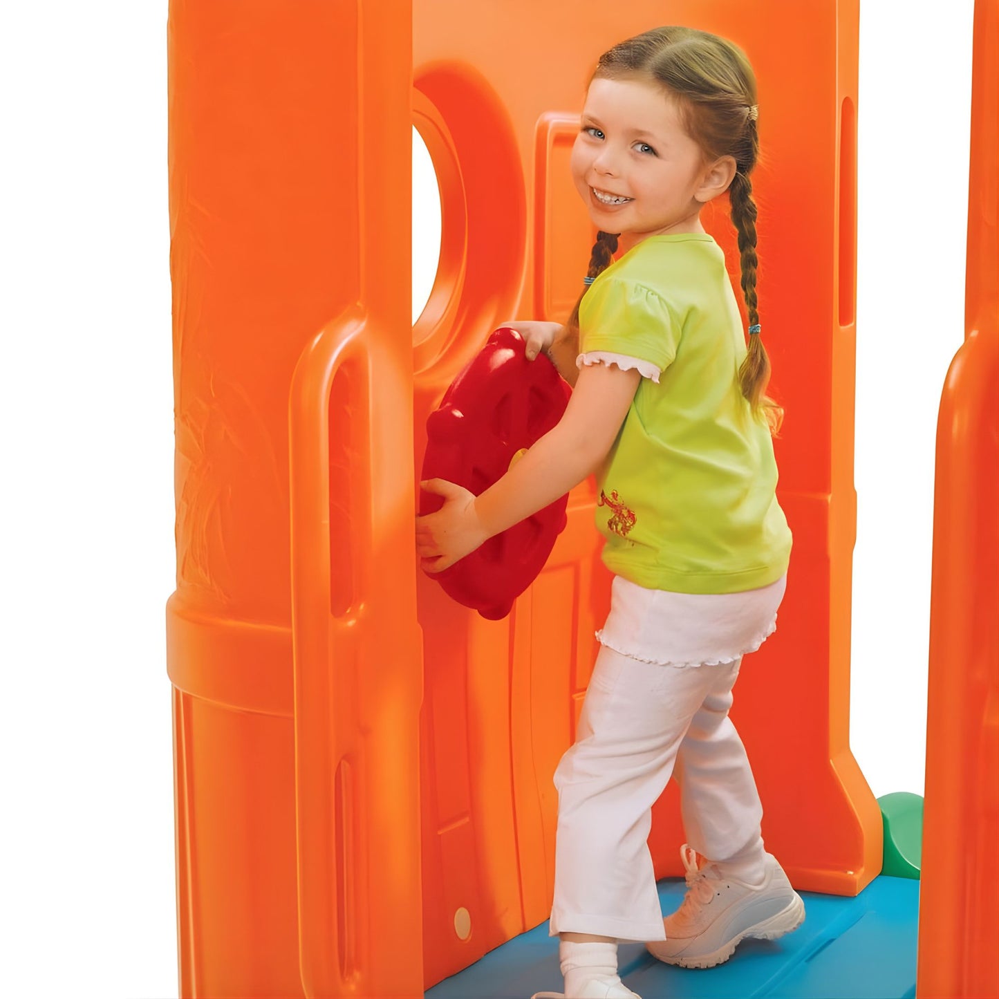 Step2 Clubhouse Climber - Active Bright 攀爬滑梯組合- 繽紛樂活屋