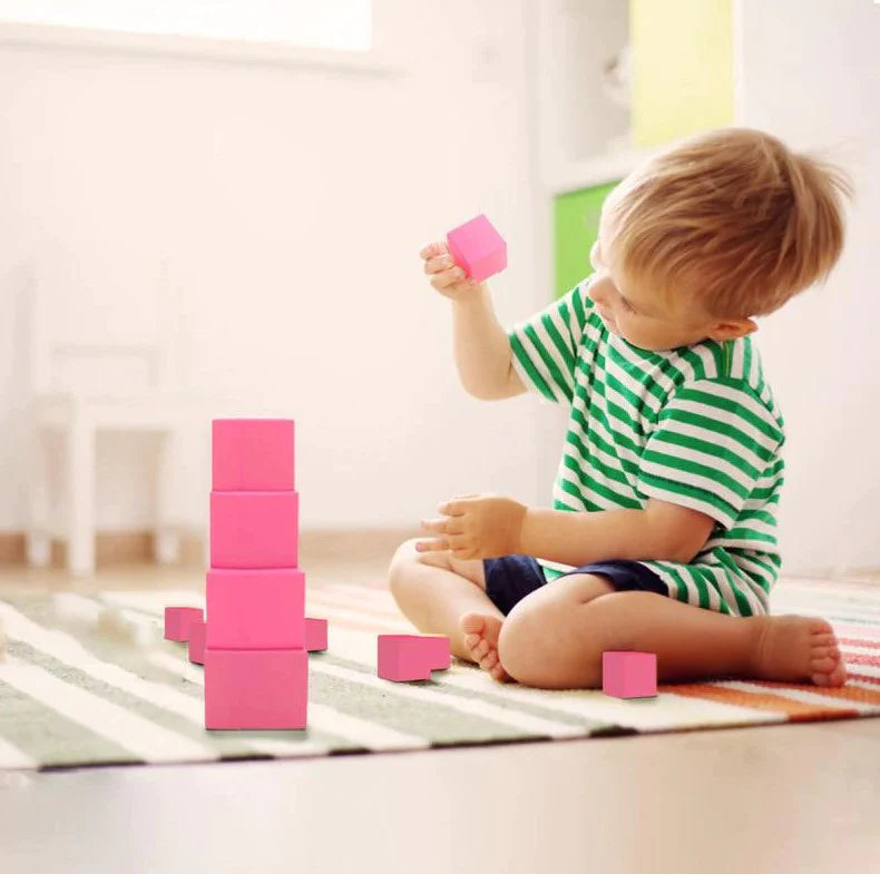 Kindermatic Montessori Pink Tower 蒙特梭利 粉紅塔