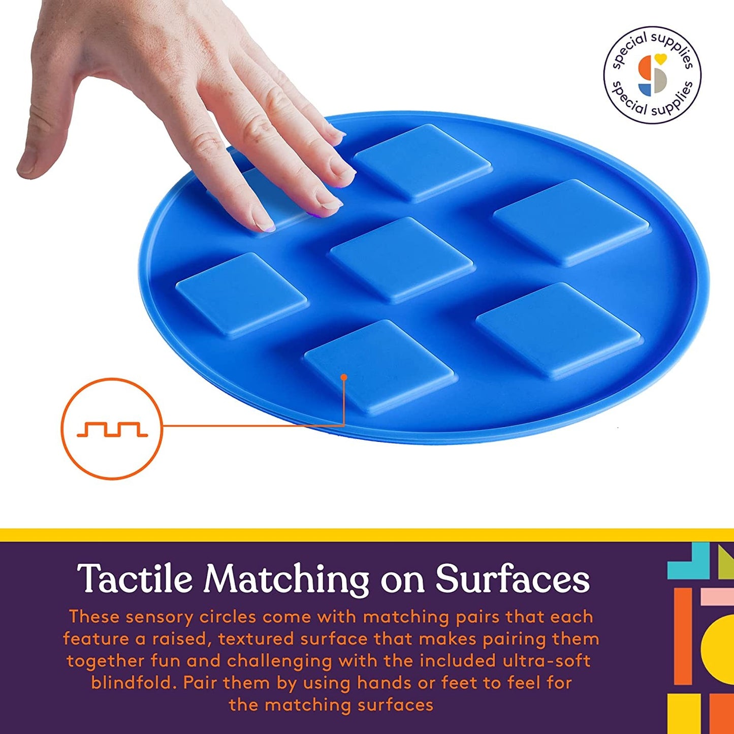 Sensory Discs Matching Game Set of 10 感官盤配對遊戲 10件裝