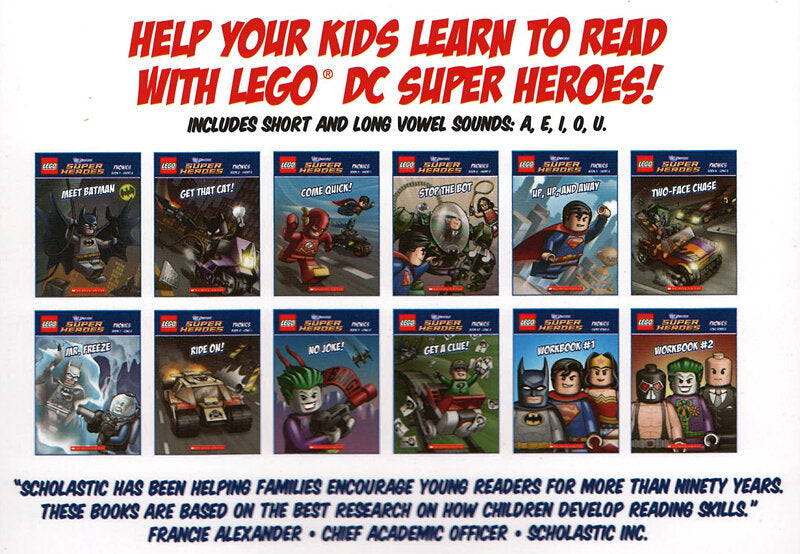 Scholastic Lego DC Universe Super Heroes Phonics 10 Books Set 10 本套裝