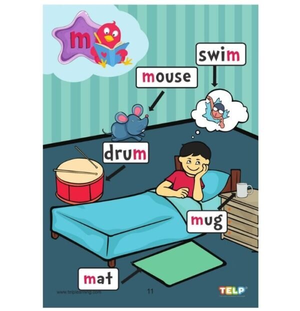 TELP Phonics Fun The MEGA Bundle Includes 110 Learning Video & 10 Workbooks with Reward Stickers 英國幼兒拼音超級套裝 包含110 個英語學習動畫 10本英語練習 配套獎勵貼紙