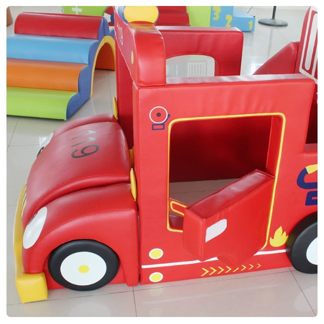 Soft Foam Playhouse Fire Truck 軟體遊戲屋 - 消防車