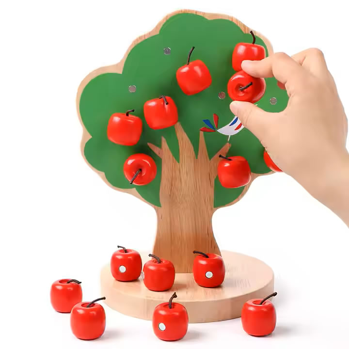 Magnetic Fruit Tree Picking Game 磁力摘水果樹遊戲