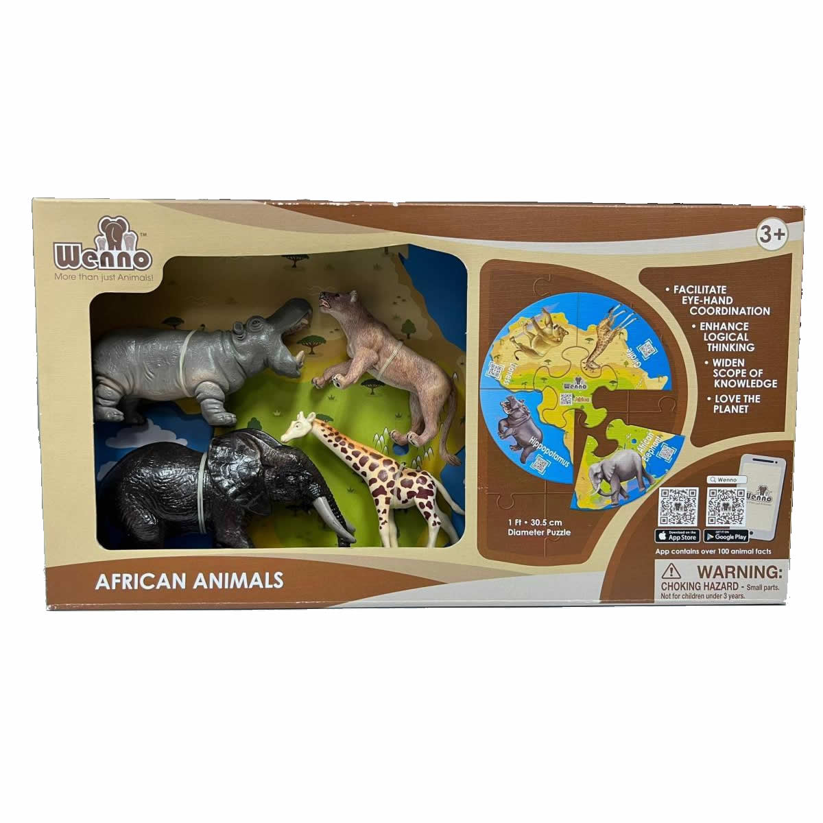 Wenno African Animals Playset 非洲動物套裝