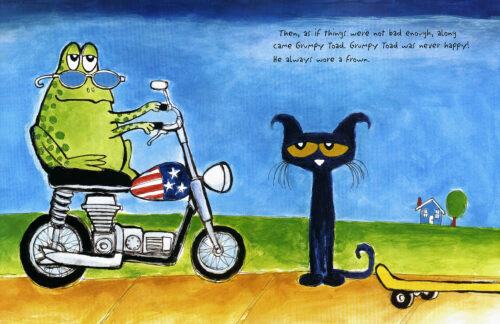 HarperCollins Pete the Cat and His Magic Sunglasses Picture Book 皮皮貓和他的神奇太陽眼鏡 英文繪本