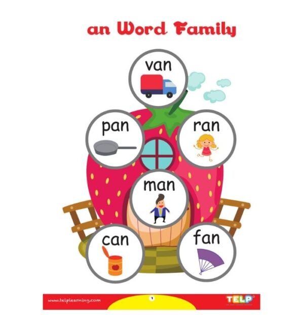 TELP Phonics CVC & Word Families 2 Books Set 幼兒拼音英語三字詞 2本裝