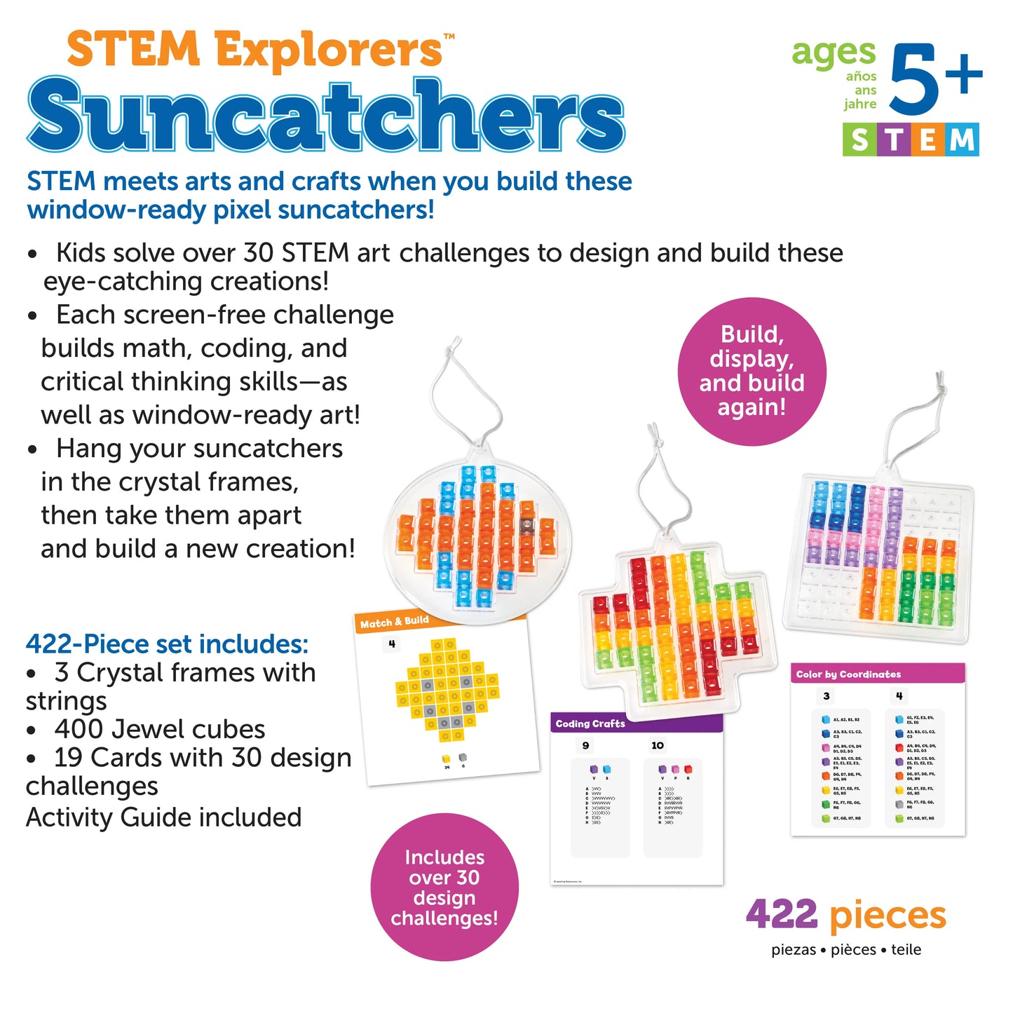 Learning Resources STEM Explorers Suncatchers Art Kit