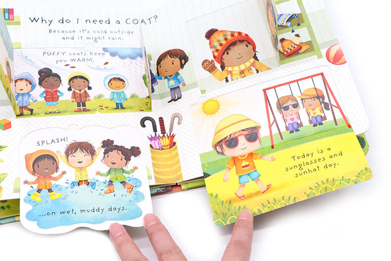 Usborne Very First Questions and Answers Why should I get dressed? 為什麼我要穿衣? 幼兒啟蒙問答翻翻書