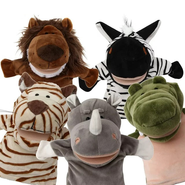 Animal Hand Puppets Movable Open Mouth 動物手偶 可開合嘴巴 24cm