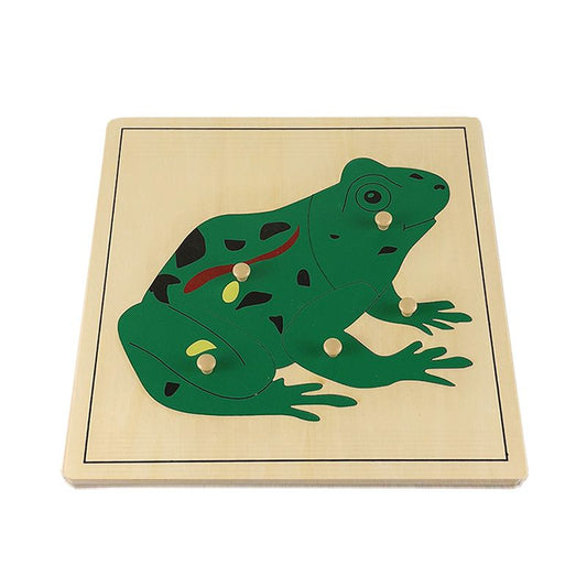 Kindermatic Montessori Frog Puzzle 蒙特梭利 青蛙拼圖嵌板