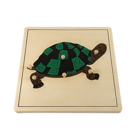 Kindermatic Montessori Turtle Puzzle 蒙特梭利 烏龜拼圖嵌板