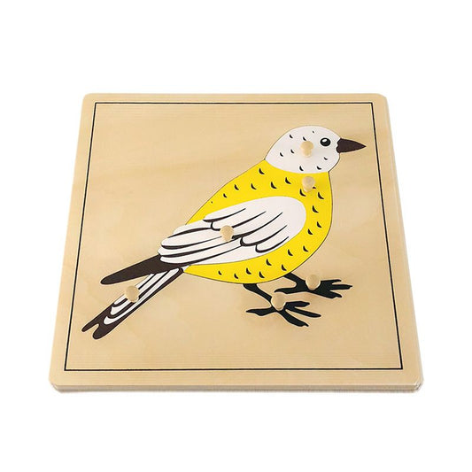 Kindermatic Montessori Bird Puzzle 蒙特梭利 鳥拼圖嵌板