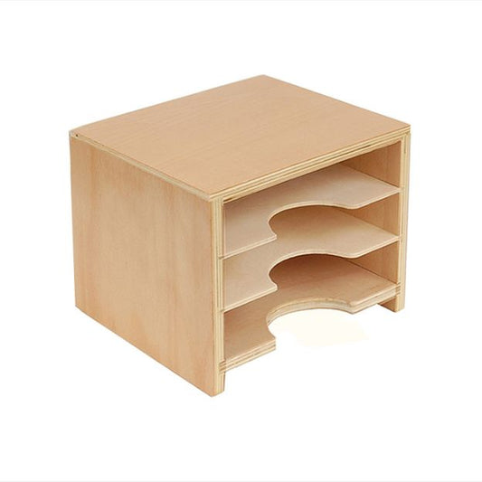 Kindermatic Montessori Cabinet for Leaf Cards and Geometric Cards