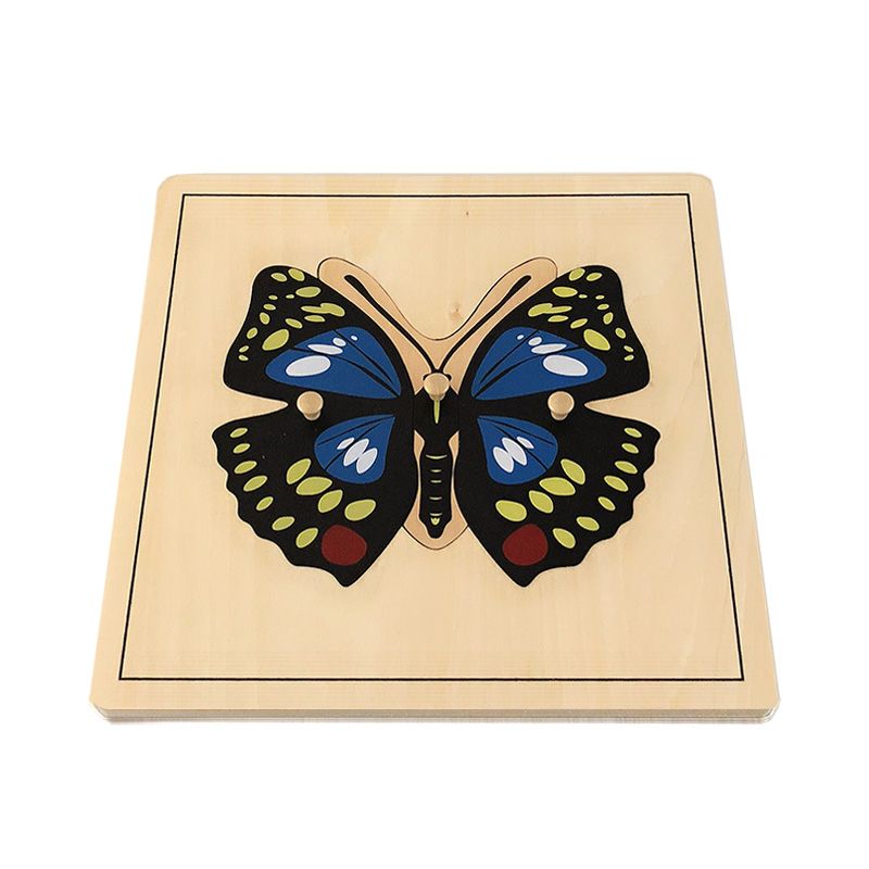 Kindermatic Montessori Butterfly Puzzle 蒙特梭利 蝴蝶拼圖嵌板
