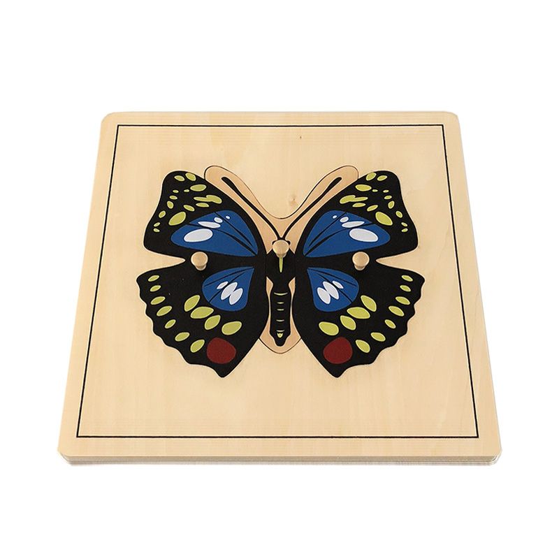 Kindermatic Montessori Butterfly Puzzle 蒙特梭利 蝴蝶拼圖嵌板