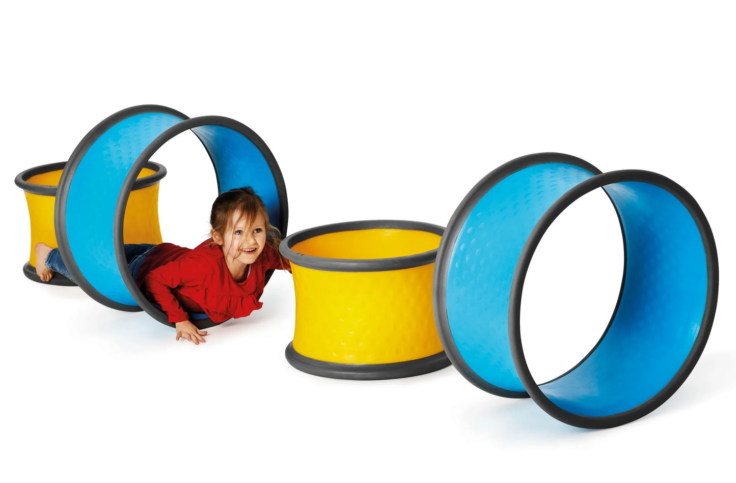Gonge Body Wheels - Set of Small and Large 2 Pcs Set 體動滾筒大號藍色+小號黃色2件套裝