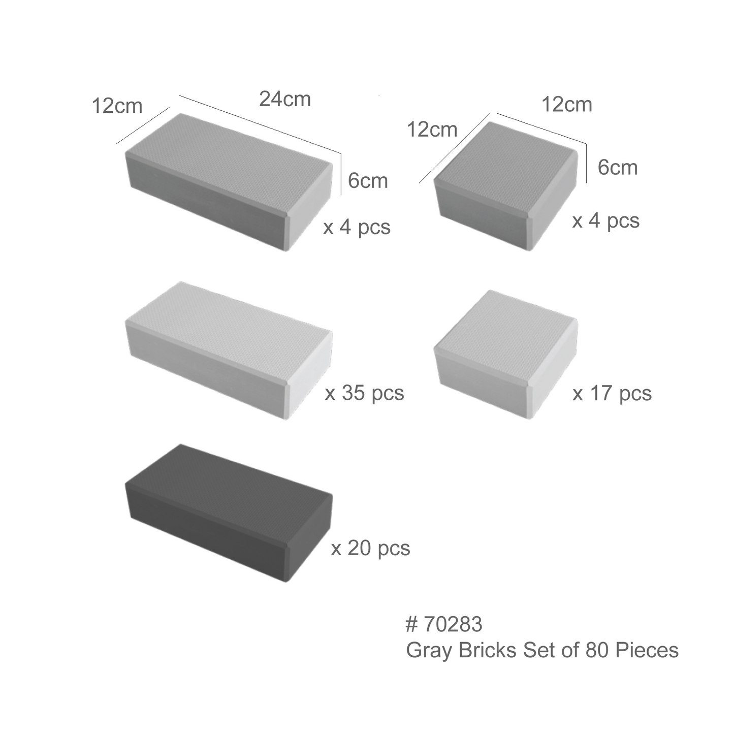 Classic World Soft Bricks Building Set 軟磚建構系列