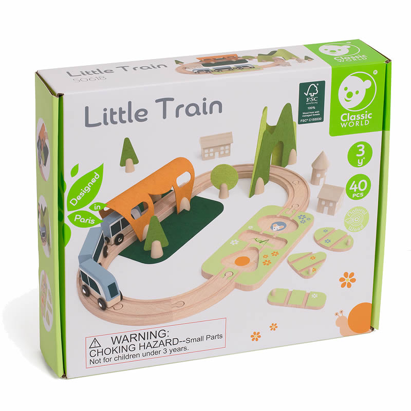 Classic World Little Train Set of 40件小火車組