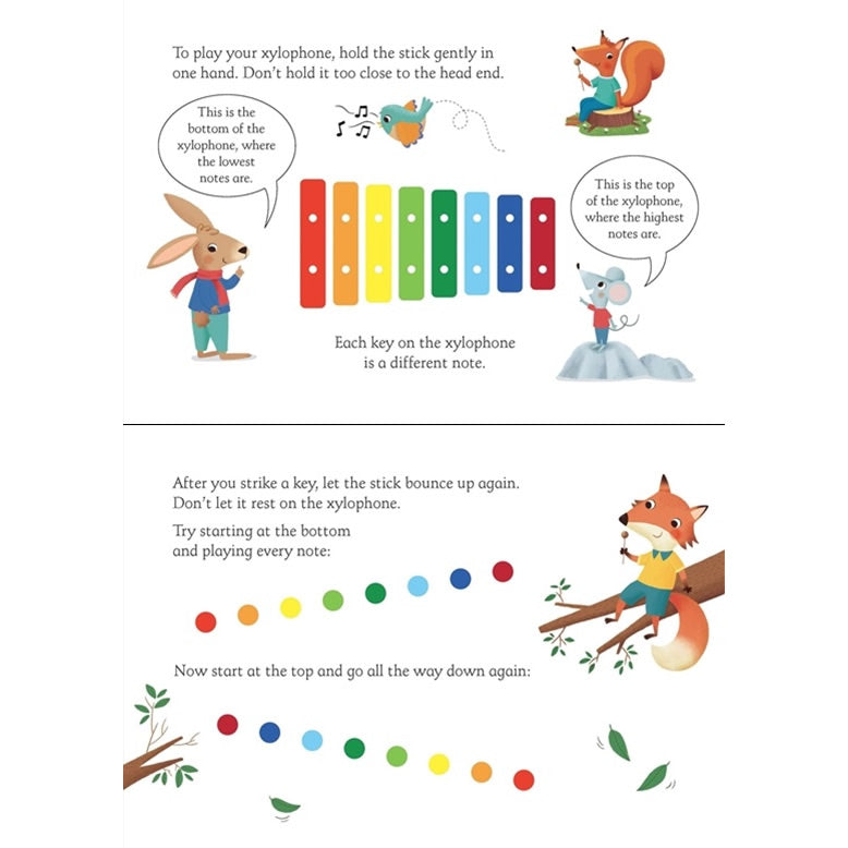 Usborne My First Xylophone Book 我的第一本鋼片琴啟蒙發聲書