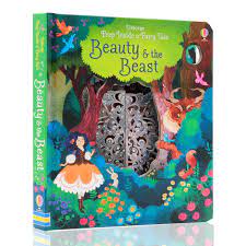 Usborne Peep inside A Fairytale Beauty And The Beast 偷偷看美女與野獸故事 幼兒小翻頁紙板書