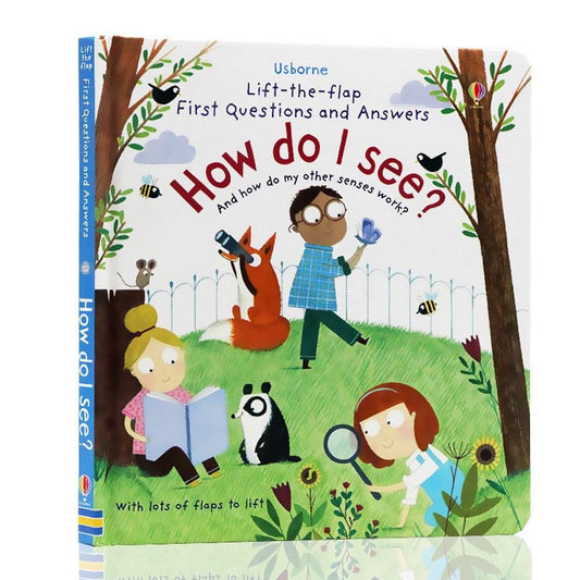 USBORNE - First Questions and Answers: How do I see? 眼睛的作用 啟蒙問答翻翻書
