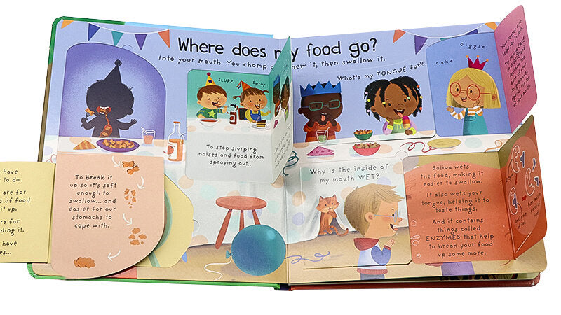 USBORNE First Questions and Answers: Where does my food go? 我的食物去哪裡了? 啟蒙問答翻翻書