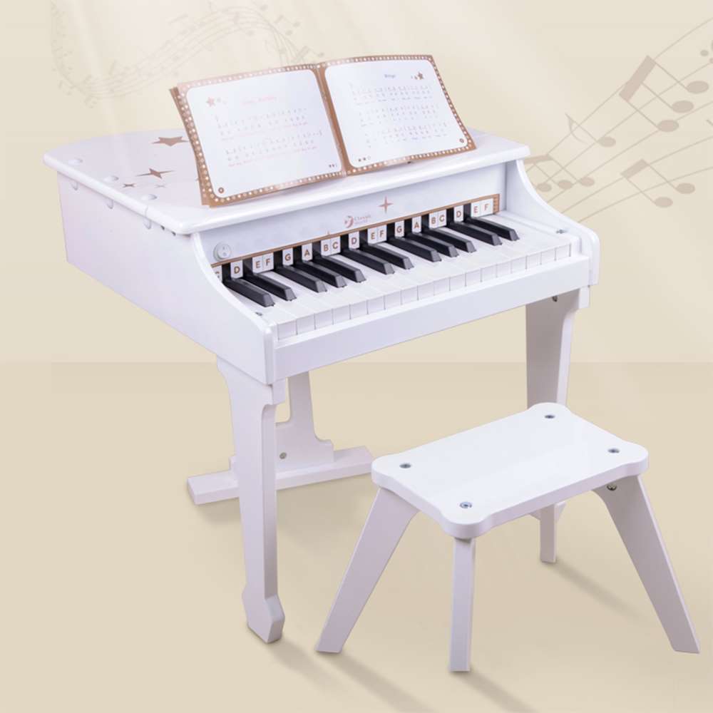 Classic World Electronic Grand Piano White 白色電子演奏鋼琴