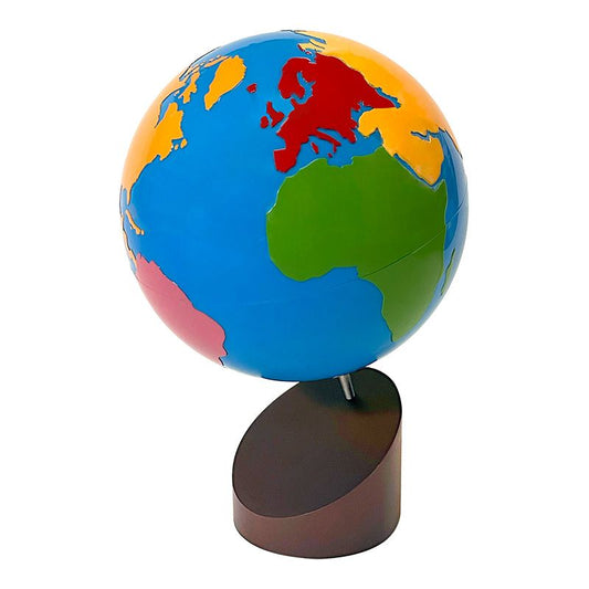 Kindermatic Montessori Globe - World Parts 蒙特梭利 彩色地球儀