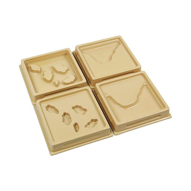 Kindermatic Montessori Land and Water Form Trays Set 2 蒙特梭利 地形模 套 2