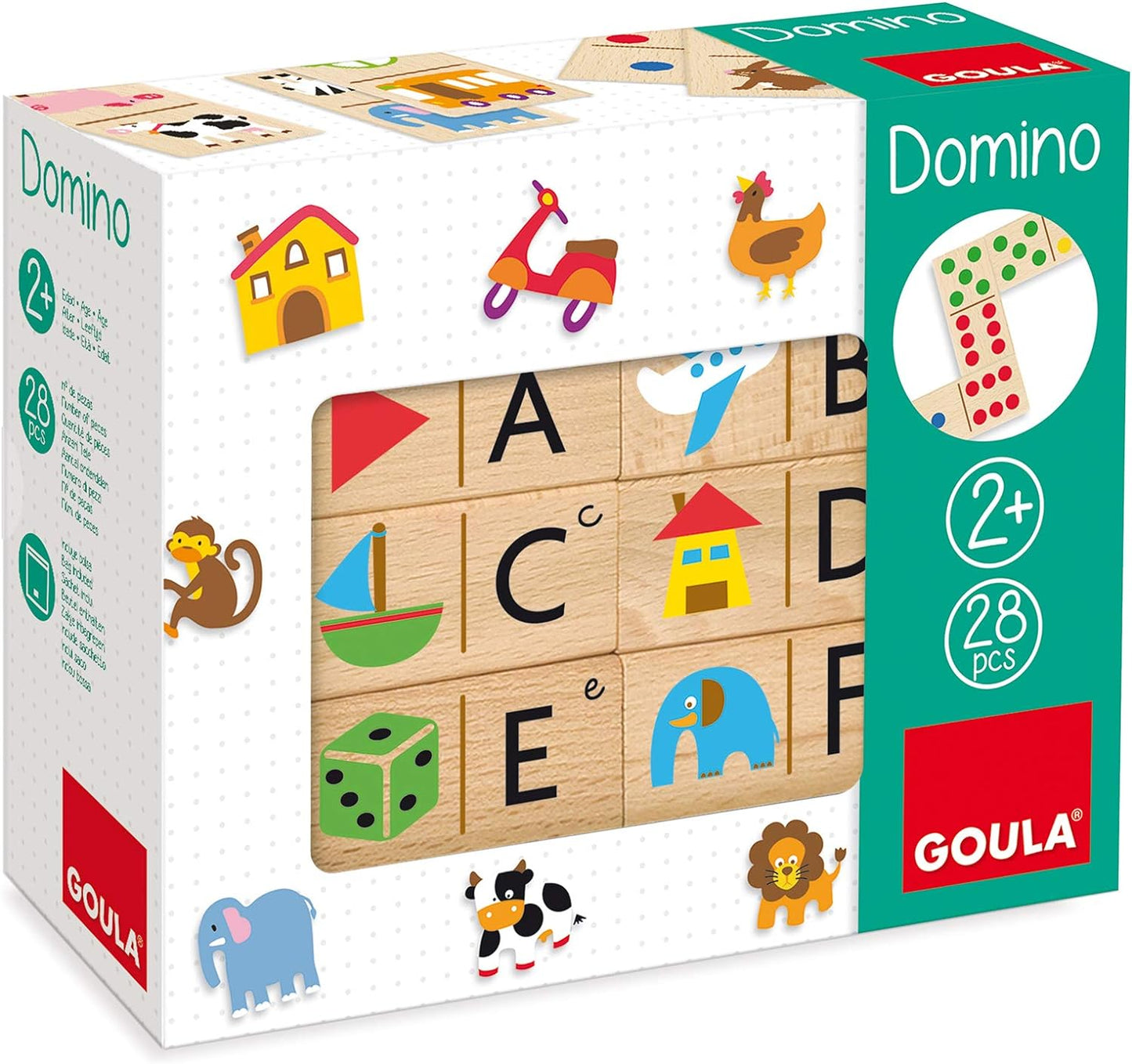 Goula Domino Alphabet Matching & Memory Game 英文字母多米諾配對記憶遊戲