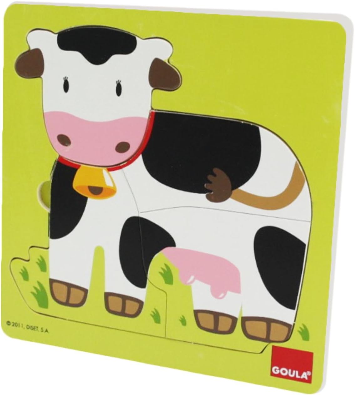 Goula Cow & Milk Layer Puzzle 牛與牛奶多層拼圖