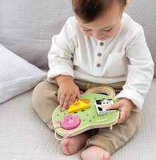 Goula Baby Farm Animals Matching Chunky Puzzle 動物寶寶拼板- 帶有防失繩