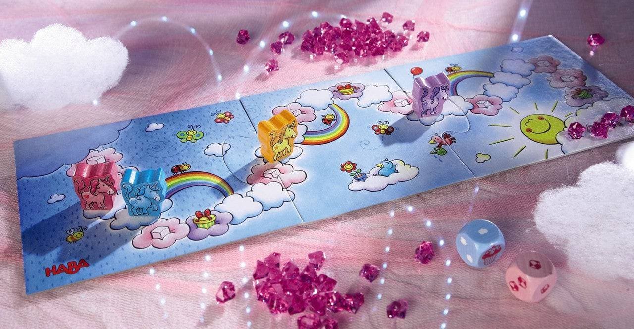 Haba 301256 Unicorn Glitterluck - Cloud Crystals Game 獨角獸莉莉水晶雲朵 收集寶石遊戲