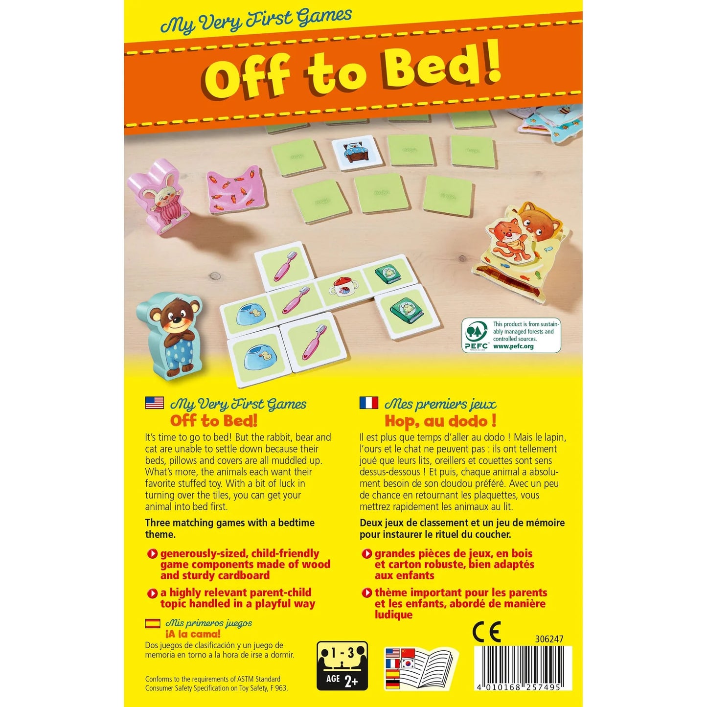 HABA My Very First Games Off to Bed! Matching Game 睡覺時間 配對遊戲