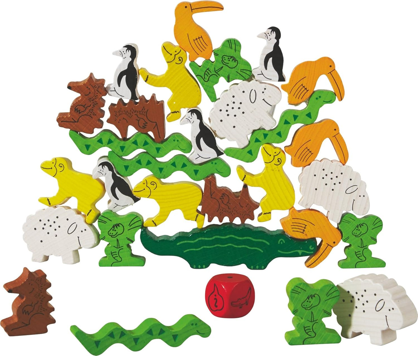 HABA 4478 Animal Upon Animal Dexterity Stacking Game 動物疊疊樂必玩經典敏捷堆疊遊戲