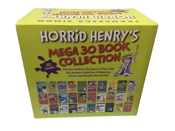 Horrid Henrys Mega 30 Books Collection Set By Francesca Simon 弗朗西斯卡·西蒙 (Francesca Simon) 的恐怖亨利巨 30 本書收藏套裝