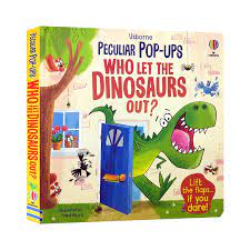 USBORNE Who Let The Dinosaurs Out? 進放恐龍出來了? 趣怪系列立體書