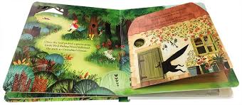 Usborne Peep inside A Fairytale Little Red Riding Hood 偷偷看小紅帽故事 幼兒小翻頁紙板書