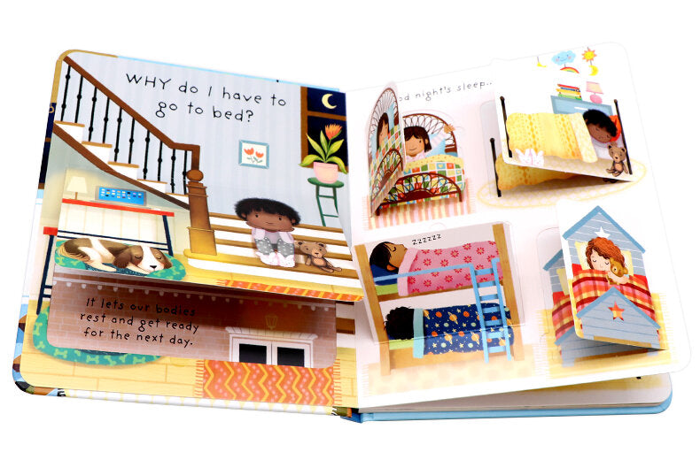 Usborne Very First Questions and Answers Why do I have to go to bed? 為什麼我要去睡覺? 幼兒啟蒙問答翻翻書