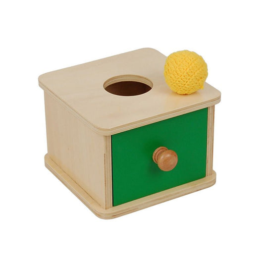 Kindermatic Montessori Imbucare Box with Knitted Ball 蒙特梭利 盒子和編織球