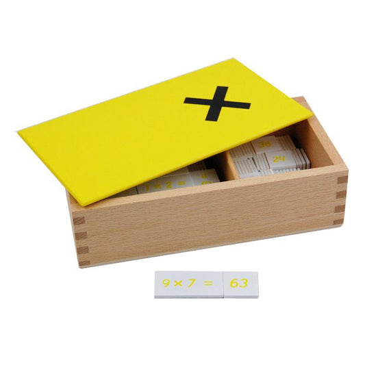 Kindermatic Montessori Multiplication Equations and Products Box 蒙特梭利 乘法心算盒