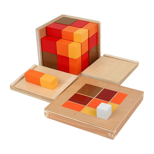 Kindermatic Montessori Arithmetic Trinomial Cube 蒙特梭利 算術三項式