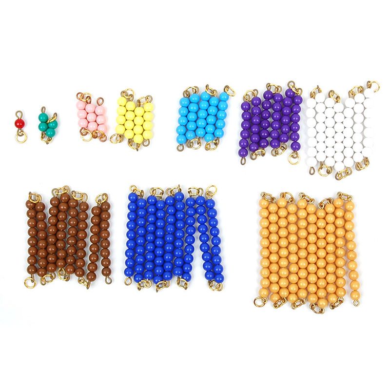 Montessori Short Bead Chains 蒙特梭利 牆壁掛 配套短珠串 平方珠鏈子