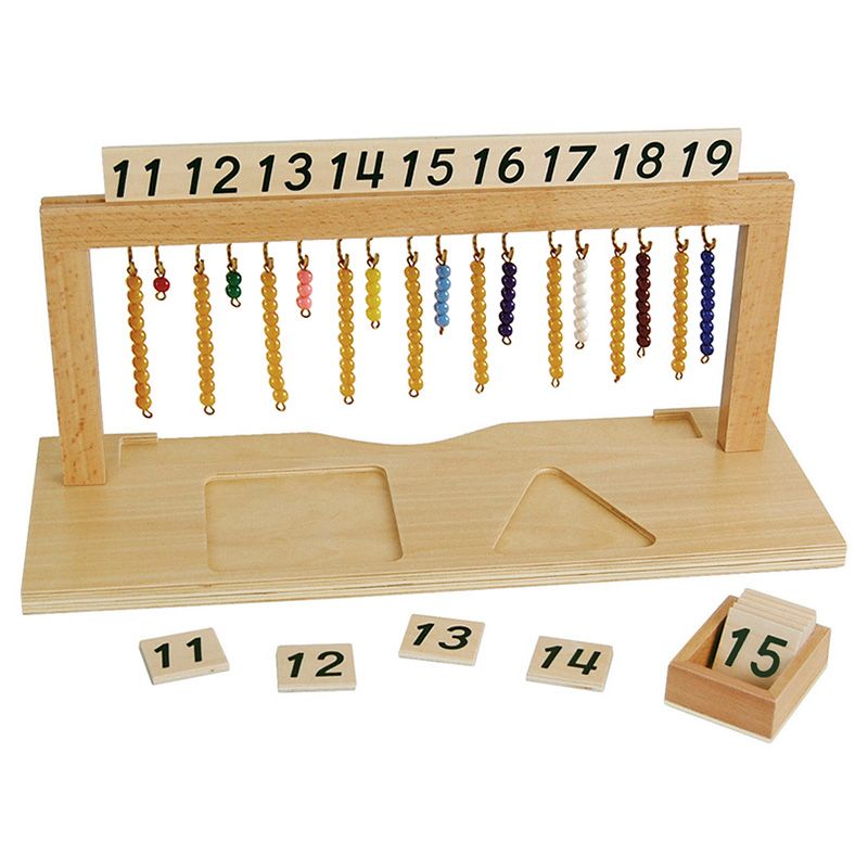 Kindermatic Montessori Hanger for Teen Bead Color Bead Stairs 塞根板配套珠子架子