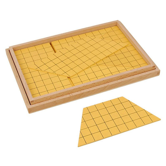 Kindermatic Montessori Yellow Triangles For Area 蒙特梭利 黃色三角形區域測量幾何板