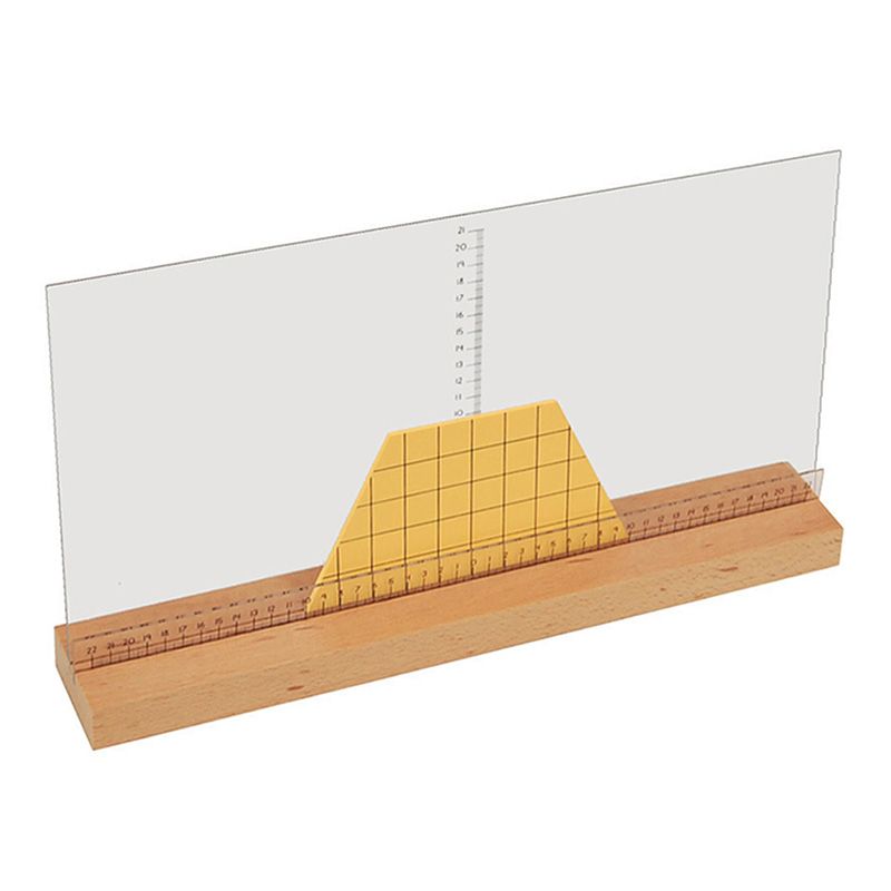 Kindermatic Montessori Yellow Triangles For Area 蒙特梭利 黃色三角形區域測量幾何板