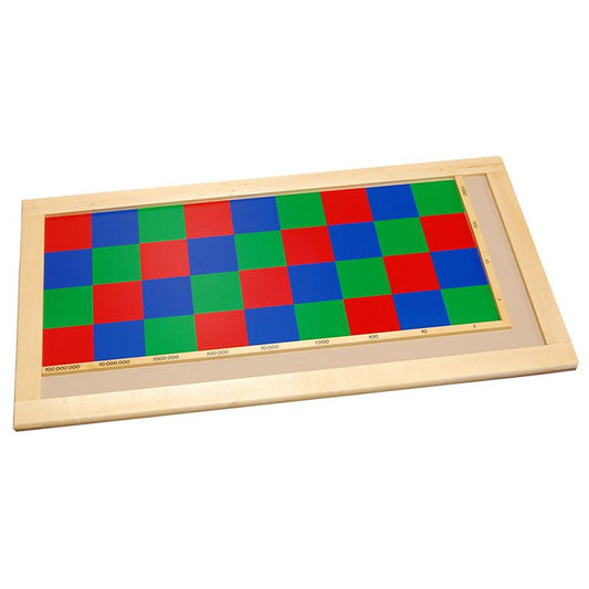 Kindermatic Montessori Checker Board 蒙特梭利 長方形十進位乘法板