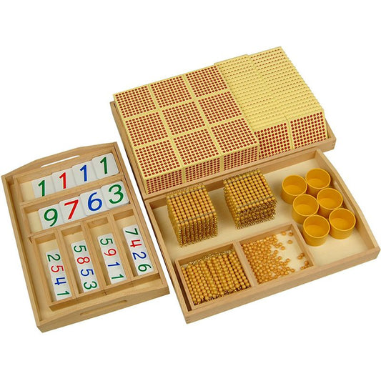 Kindermatic Montessori Golden Bead Material 蒙特梭利 銀行遊戲套裝
