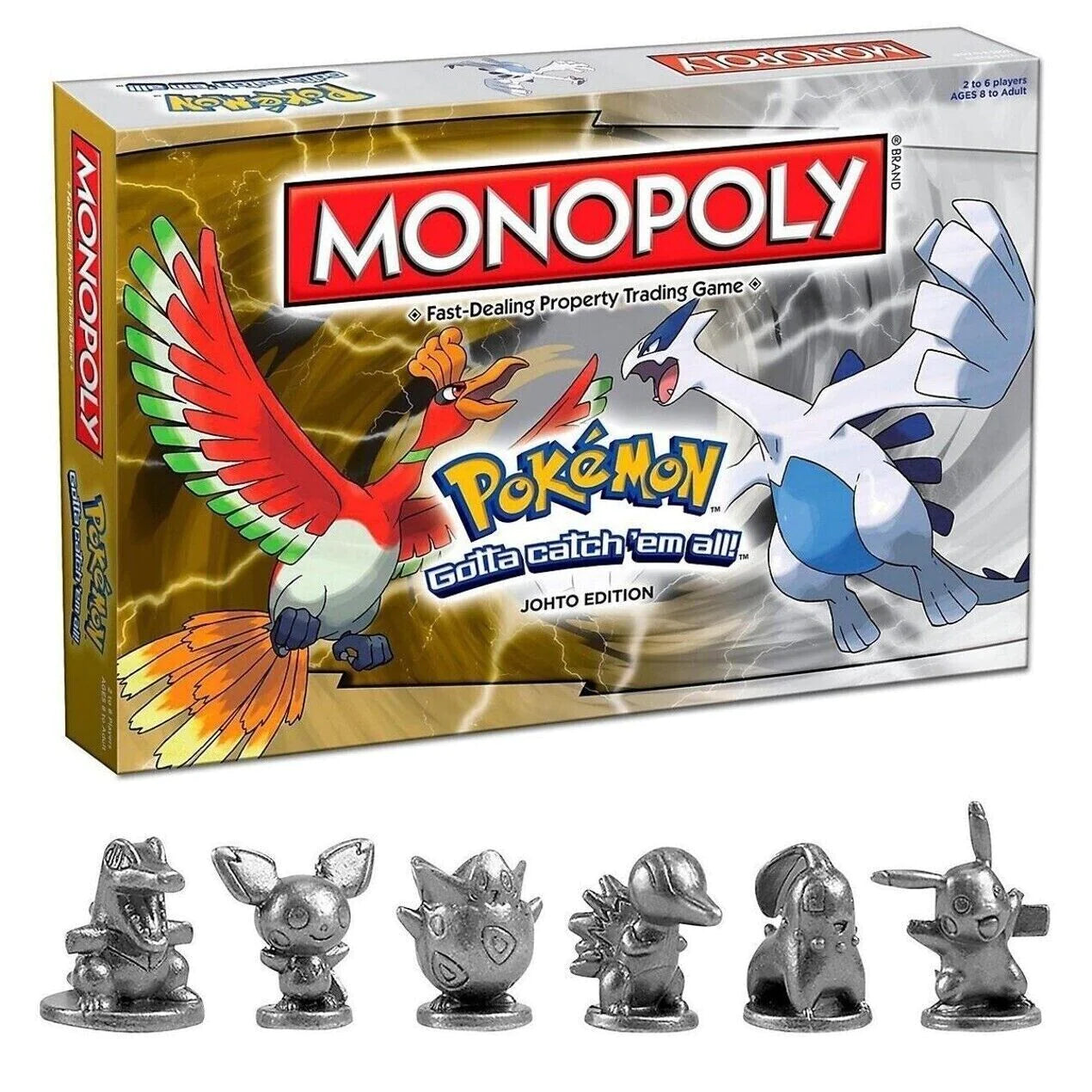 Monopoly Pokemon Johto Edition 大富翁: 夢可寶英文新版